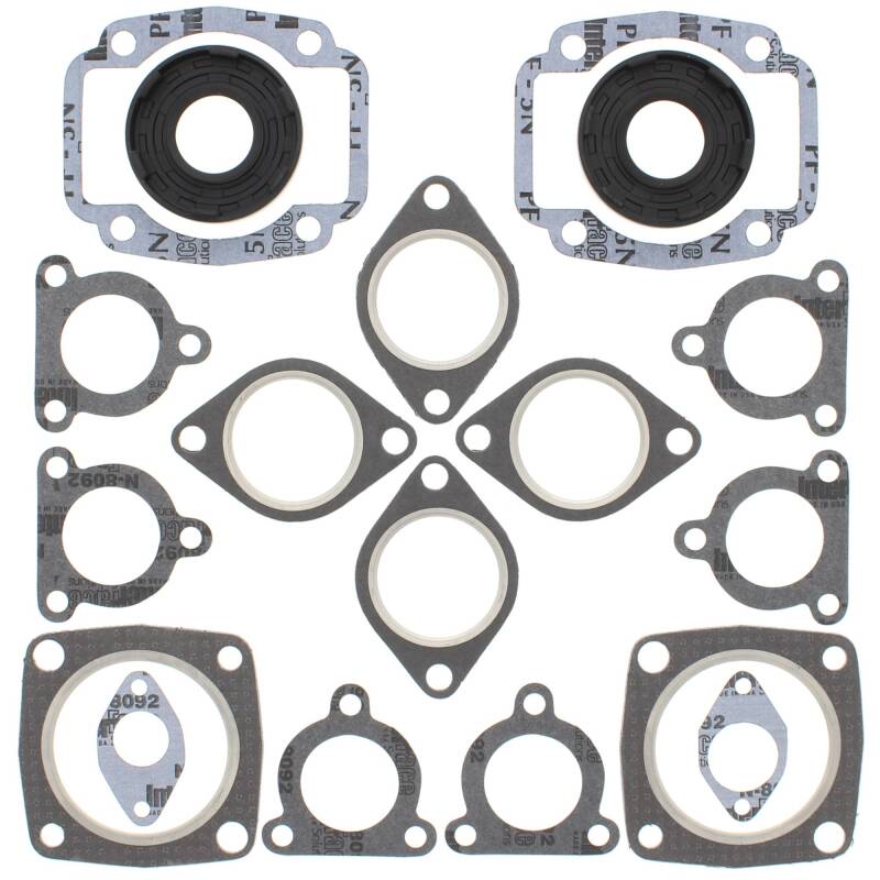 Vertex Pistons Vertex Gaskets 95-96 Arctic Cat Bear Cat 440 Complete Gasket Kit w/ Oil Seals