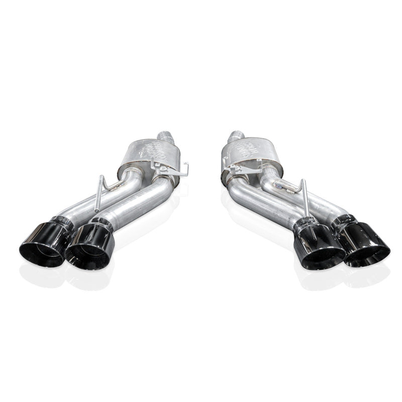 Stainless Works 22-25 Cadillac CT5-V Blackwing Axle Back Exhaust - Black Chrome Tips