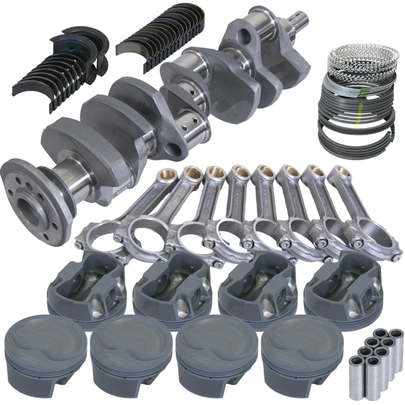 Eagle Chevy 350 3.750in Crank 6.000in I-Beam Rods -16cc 4.030in Pistons Rotating Assembly