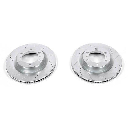 PowerStop Power Stop 10-24 Toyota 4Runner Front Evolution Drilled & Slotted Rotors - Pair