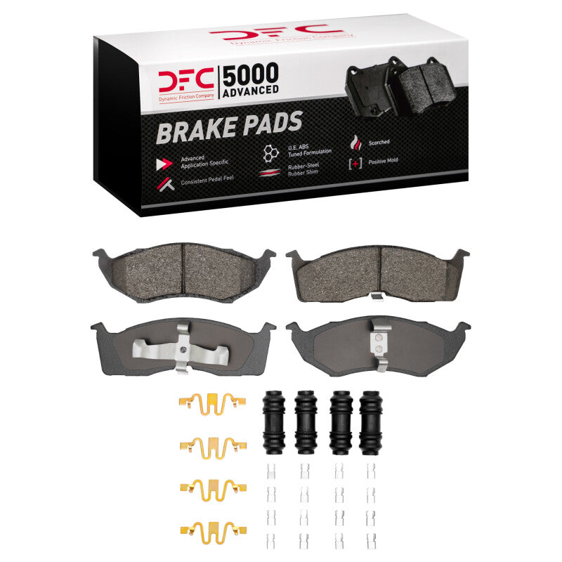 DFC 98-04 Chrysler LHS Front 5000 Advanced Ceramic Brake Pads and Hardware Kit