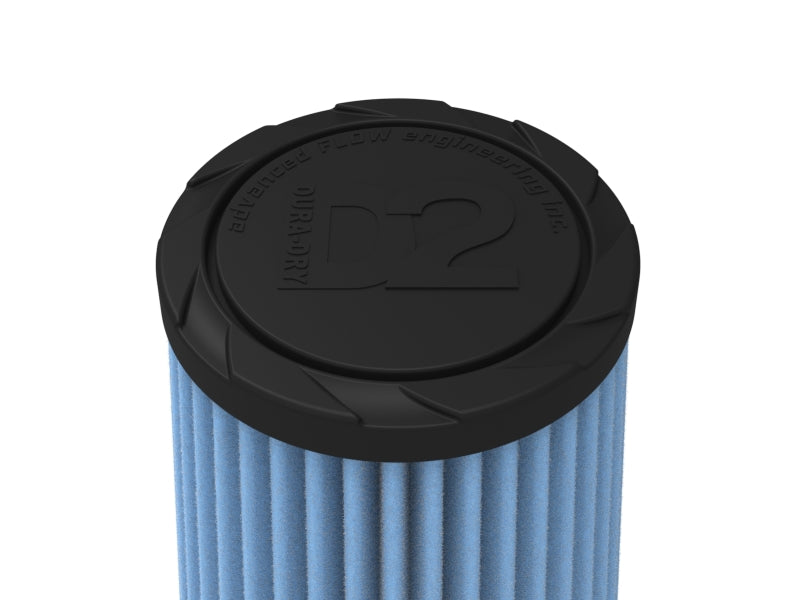 aFe POWER Universal Clamp-On Air Filter / D2 Dura-Dry Media 2-1/2in F x 5in B x 3-1/2in T x 7inH