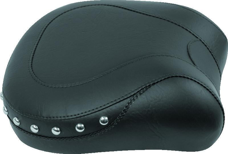 Mustang Motorcycle Mustang 00-11 Yamaha V-Star 1100 Classic,02-11 V-Star 1100 Silverado Touring 2PC Seat- Black