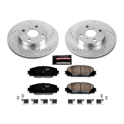 PowerStop Power Stop 2013 Scion iQ Front Z23 Evolution Sport Brake Kit