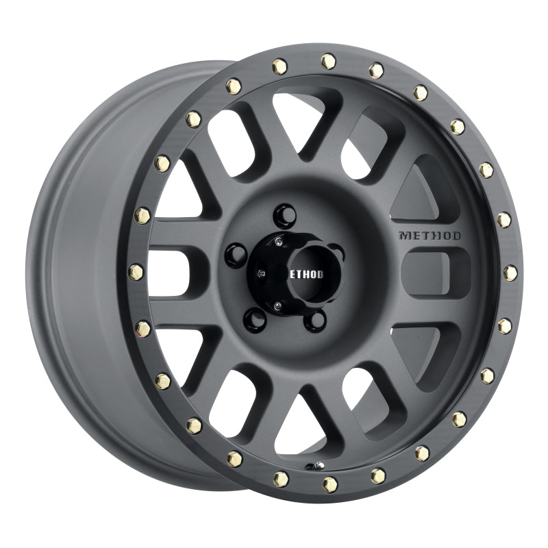 Method Wheels Method MR309 Grid 17x8.5 0mm Offset 5x5 94mm CB Titanium/Black Street Loc Wheel