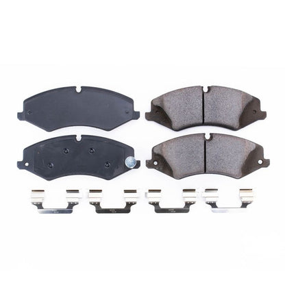 PowerStop Power Stop 2017 Land Rover Discovery Front Z17 Evolution Ceramic Brake Pads w/Hardware
