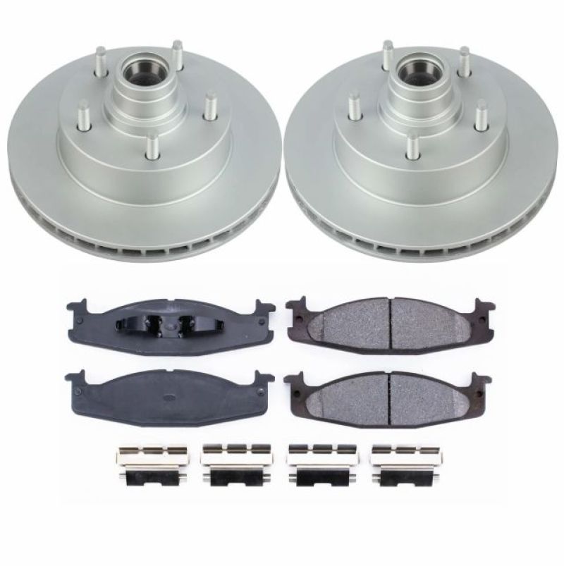 PowerStop Power Stop 2003 Ford E-150 Front Z17 Evolution Geomet Coated Brake Kit