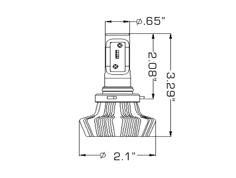 ORACLE Lighting Oracle 9006 4000 Lumen LED Headlight Bulbs (Pair) - 6000K