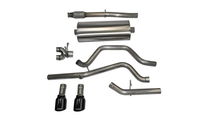 CORSA Performance Corsa 2014-2019 C Sierra/Chevy Silv 1500 Crew Cab/Std. Bed 5.3L V8 Black Sport Dual Rear CB Exhaust