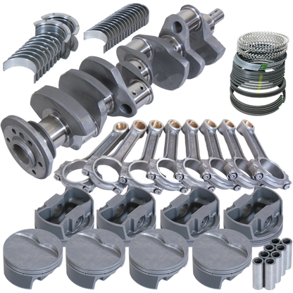 Eagle Chevy 350 3.750in Crank 6.000in I-Beam Rods -5cc Flat Top 4.060in Pistons Rotating Assembly