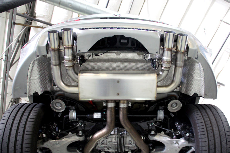Dinan 15-19 BMW X5 M/X6 M (F85/F86) Free Flow Axleback Exhaust System - Polished Tips