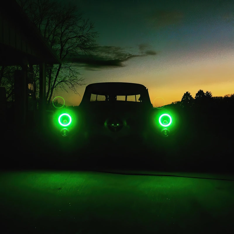 ORACLE Lighting Oracle Pre-Installed Lights 7 IN. Sealed Beam - UV/Purple Halo