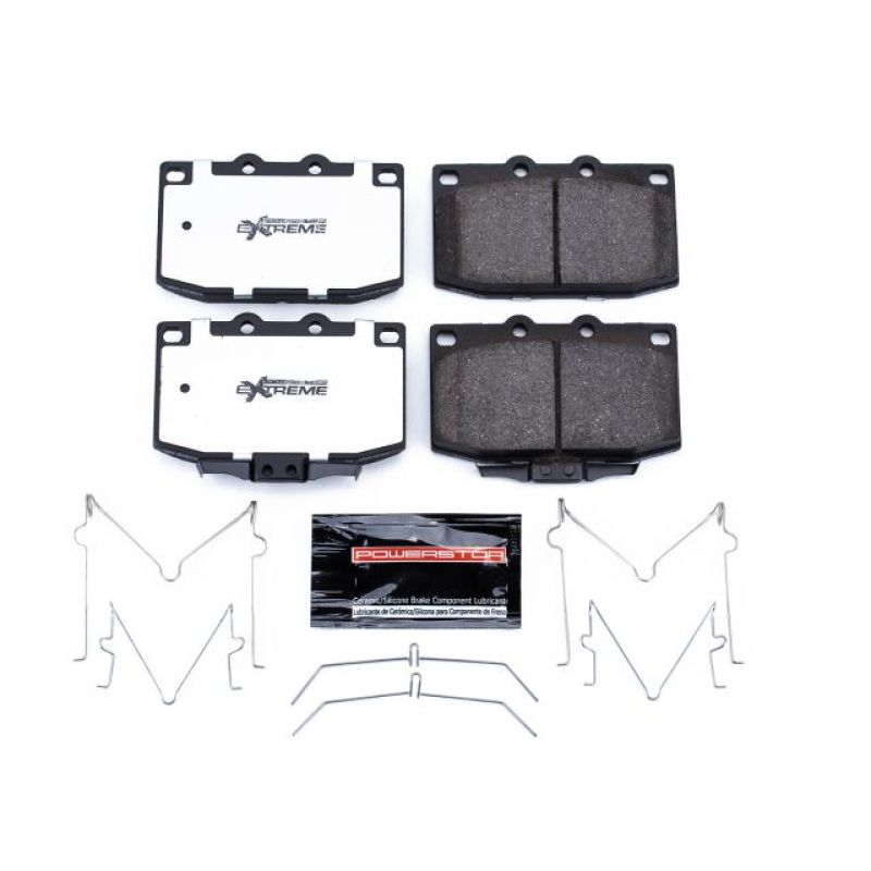 PowerStop Power Stop 86-91 Mazda RX-7 Front Z26 Extreme Street Brake Pads w/Hardware
