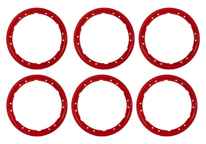 Ford Racing 2021+ Ford Bronco Functional Bead Lock Ring Kit - Red