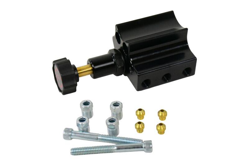 Baer Brakes Remaster Left Port Adjustable Proportioning Valve - Black