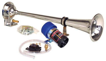 Kleinn Air Horns Kleinn Chrome Direct Drive Single Horn/ 13.5In - Chrome-Plated Spun Copper