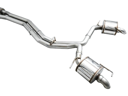AWE Tuning Audi 2019-2023 C8 A6/A7 3.0T Touring Edition Cat-Back Exhaust- Turn Downs