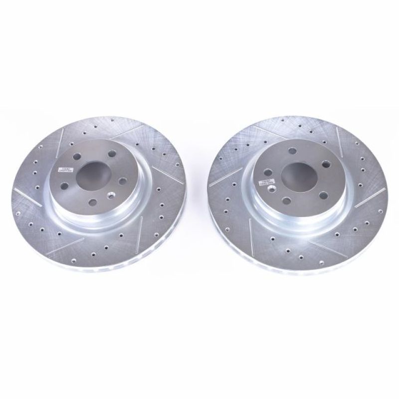 PowerStop Power Stop 12-18 Tesla Model S Front Evolution Drilled & Slotted Rotors - Pair
