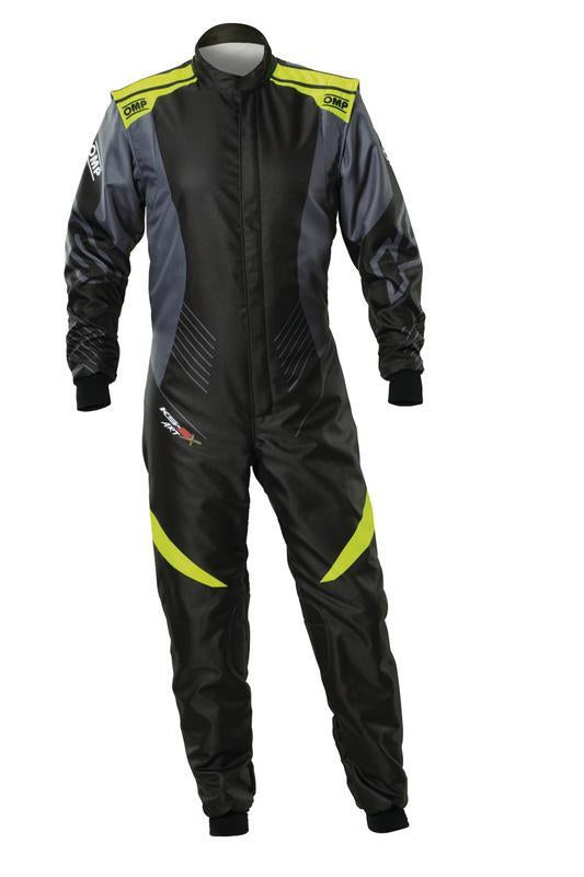 OMP KS-2X ART SUIT FIA 8877-2022 - FOR KIDS BLACK / FLUO YELLOW SZ 120