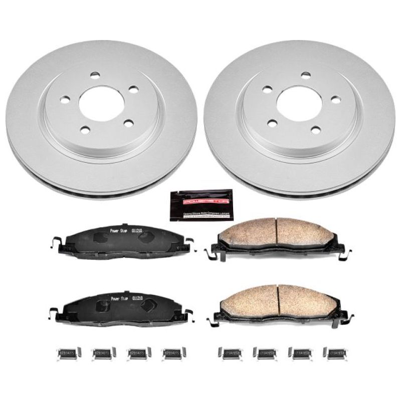PowerStop Power Stop 11-12 Ram 3500 Rear Z17 Coated Brake Kit