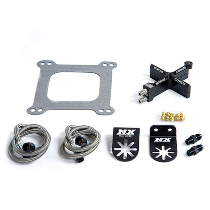 Nitrous Express Covert Crossbar Pro Power Plate Conversion (4150 Flange) 100-500HP