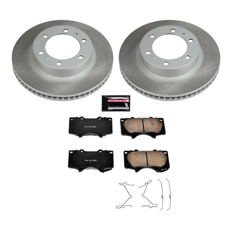 PowerStop Power Stop 05-22 Toyota Tacoma Front Semi-Coated Rotor Kit