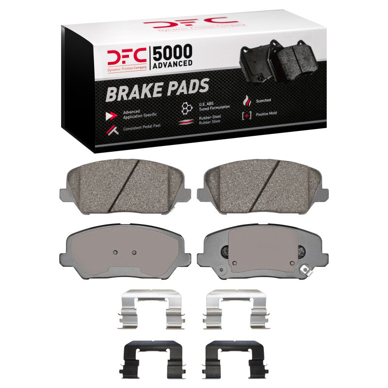 DFC 14-18 Kia Forte Front 5000 Advanced Ceramic Brake Pads and Hardware Kit