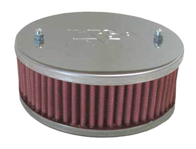 K&N Engineering K&N Universal Custom Air Filter - Oval 1.375in Flange / 4.875in ID / 2.25in Overall Height