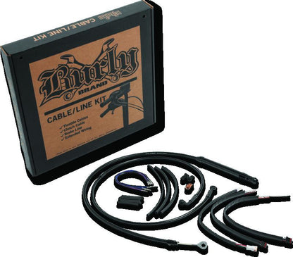 Burly Brand Control Kit 14in T-Bar - Black