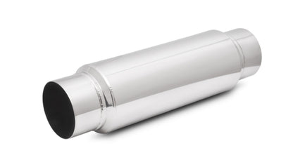 Vibrant SS Resonator (Standard Design) 2.5in inlet/outlet x 18in long w/ 5in OD resonator body