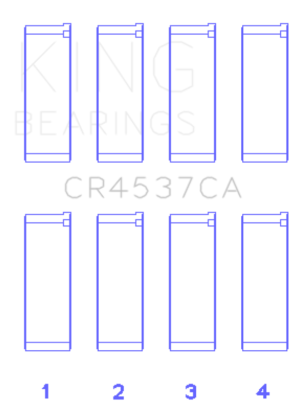 King Engine Bearings Mini Cooper S/Cooper S Conv/Works W10B16A Rod Bearing Set - Size STD