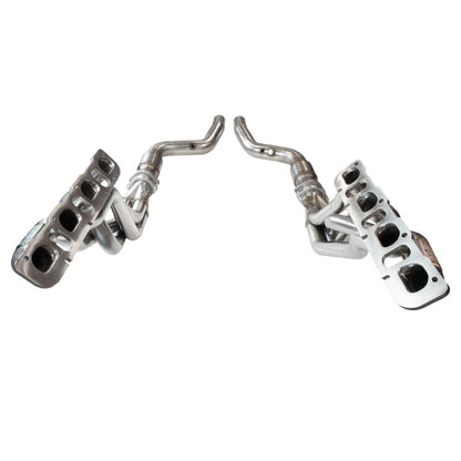 Kooks Headers Kooks 2015+ Dodge Challenger/Charger Hellcat 2in x 3in SS Headers w/Green Catted OEM Connection Pipe