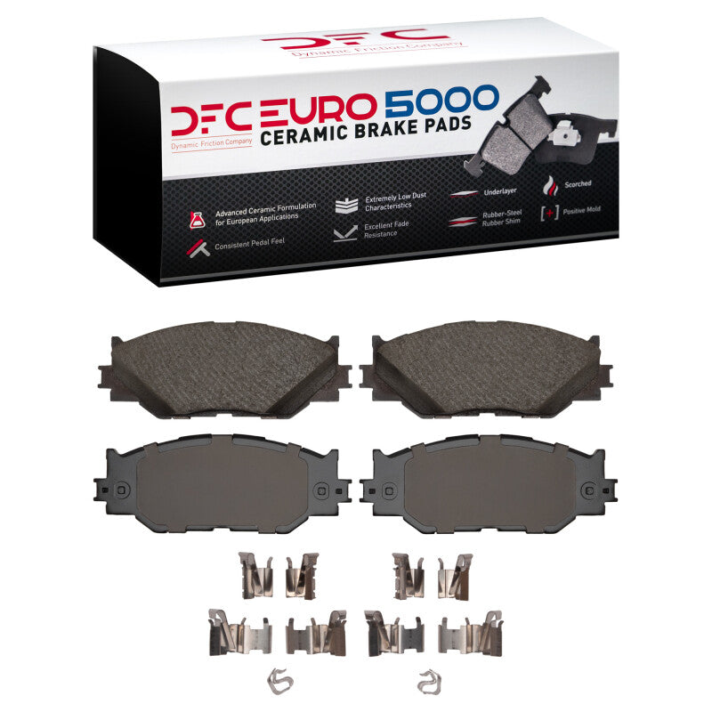 DFC 06-15 Lexus IS250 Front Euro 5000 Ceramic Brake Pads and Hardware Kit