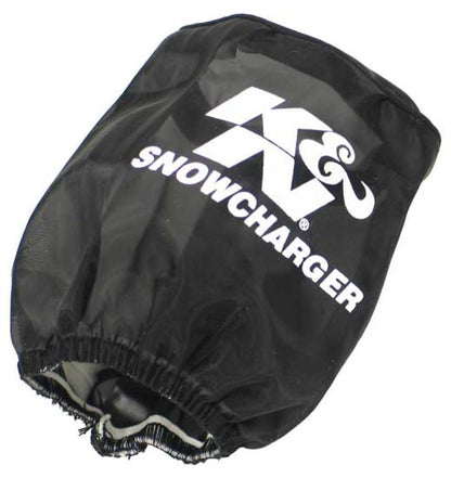 K&N Engineering K&N Filter Wrap Drycharger Oval Tapered Black - 3.75in Base I/S Width x 3in Top I/S Width x 4in H