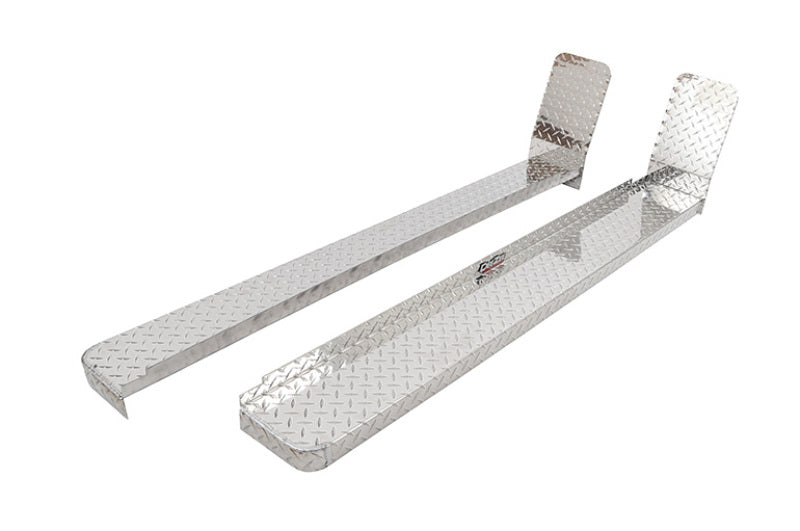 Dee Zee 99-13 Chevrolet Silverado Running Board Cab Section RegCab Brite-Tread Aluminum