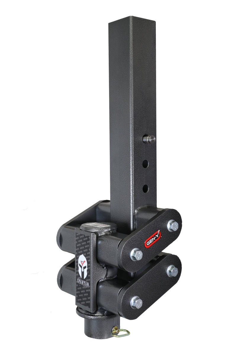 GEN-Y Hitch Gen-Y Spartan Torsion-Flex 5in Offset 4in SQ Tube Gooseneck 2-5/16in Coupler Standard Height