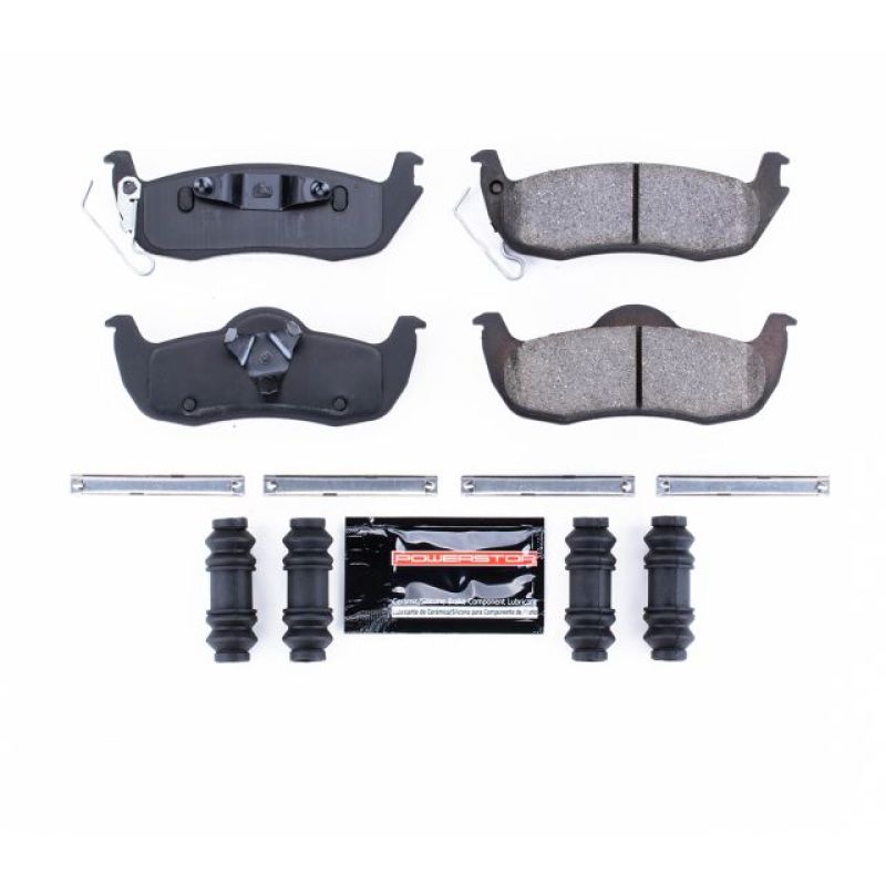 PowerStop Power Stop 06-10 Jeep Commander Rear Z23 Evolution Sport Brake Pads w/Hardware