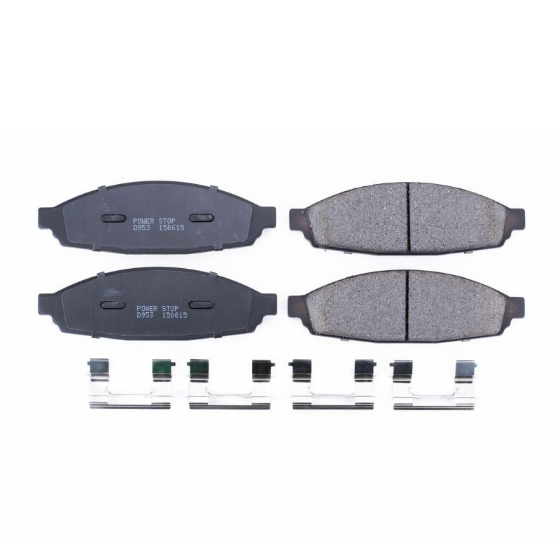 PowerStop Power Stop 03-05 Lincoln Aviator Front Z17 Evolution Ceramic Brake Pads w/Hardware