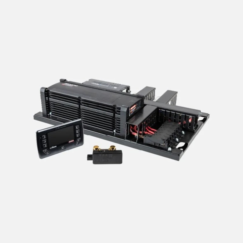 REDARC REDWorks QuickFit100 Power Panel w/100A Alpha/Dual TVMS Rogue/RedVision Display System
