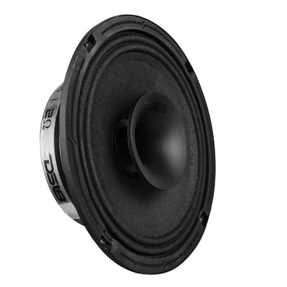 DS18 8in 200 Watts RMS 2 ohm Mid-Range Loudspeaker Shallow Grill Included
