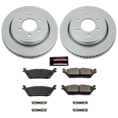 PowerStop Power Stop 15-17 Ford F-150 Rear Z17 Evolution Geomet Coated Brake Kit