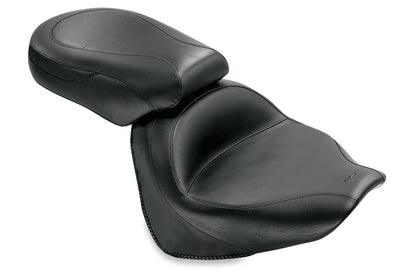 Mustang Motorcycle Mustang 02-09 Honda VTX1300 Retro, S & T Wide Touring 2PC Seat - Black