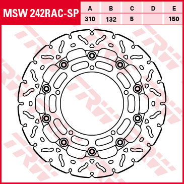 TRW MOTO MSW242RAC-SP Brake Disc