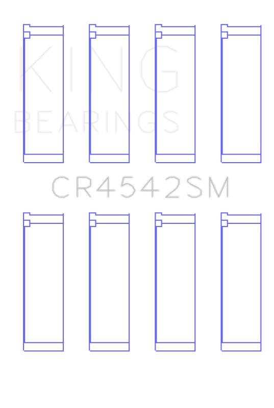 King Engine Bearings King Honda K-Series (Except A3) 16v 2.0L/2.3L/2.4L Connecting Rod Bearing Set (Set of 4)