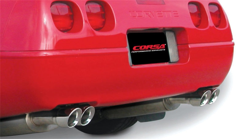 CORSA Performance Corsa 1992-1995 Chevrolet Corvette C4 5.7L V8 LT1 Sport Cat-Back Exhaust w/ Twin 3.5in Polished Tips