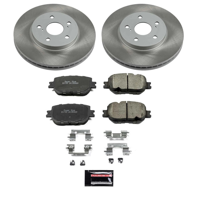 PowerStop Power Stop 14-15 Lexus IS250 Front Semi-Coated Rotor Kit