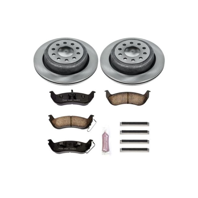 PowerStop Power Stop 03-11 Lincoln Town Car Rear Autospecialty Brake Kit