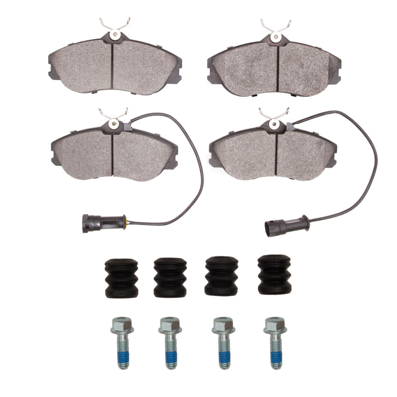 R1 Concepts R1 85-91 Audi 5000S Quattro Front Semi Met Pads & Hardware Kit