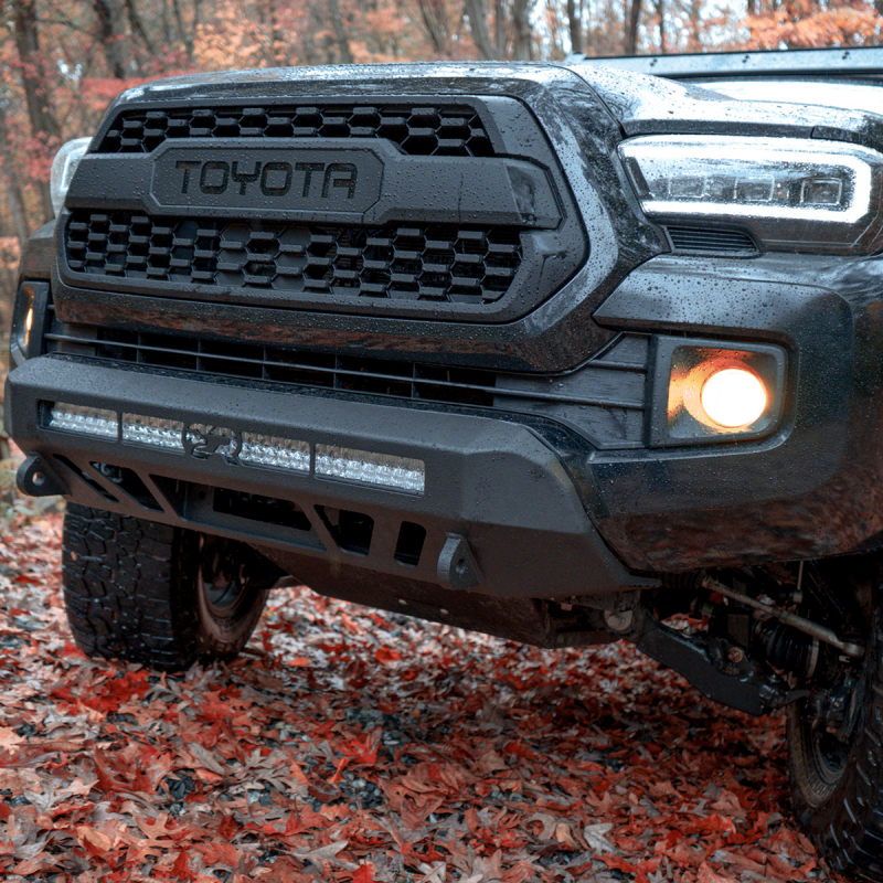Cali Raised LED Cali Raised 16-23 Toyota Tacoma Stealth Bumper - No Bull Bar / 32In Led Bar Combo W/ Small Switch