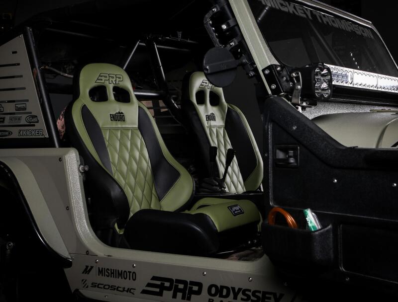 PRP Seats PRP EnduroCrawl Reclining Suspension Seat - Black Suede - Passenger